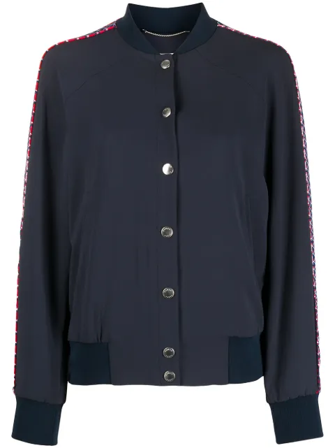 Kenzo Куртка-Бомбер С Вышивкой -10%- Купить В Интернет Магазине В Москве | Цены, Фото.