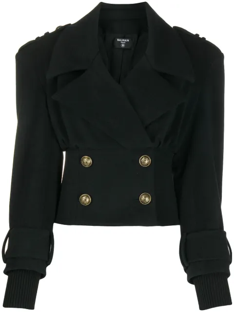 balmain cropped jacket