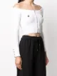 Balmain off-the-shoulder blouse