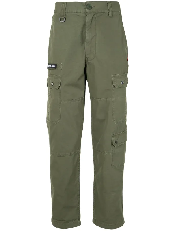 straight leg cargo trousers