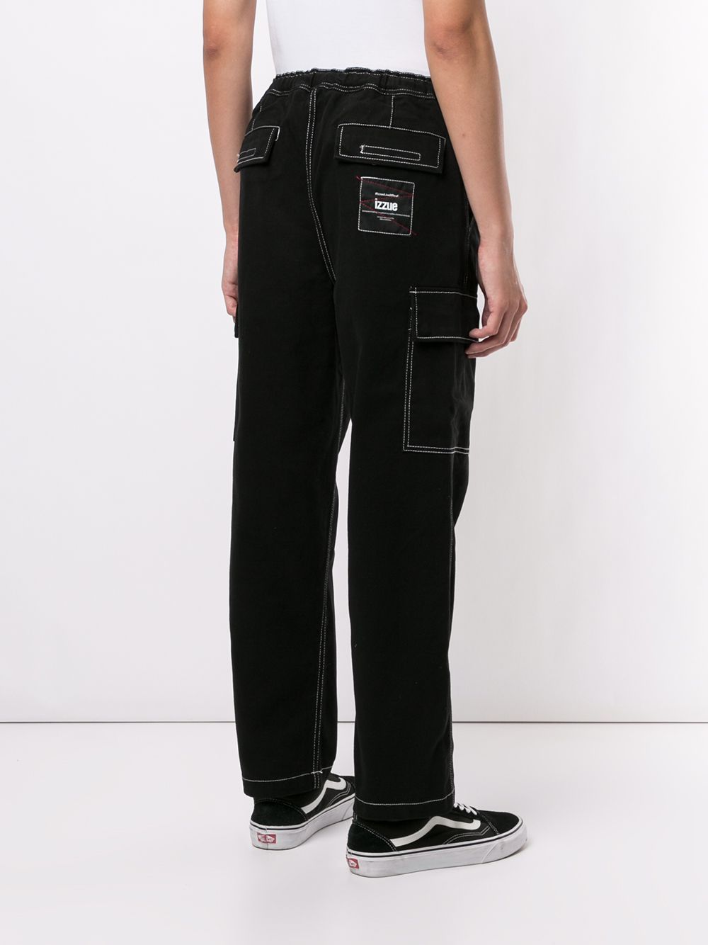 фото Izzue брюки карго с контрастной строчкой