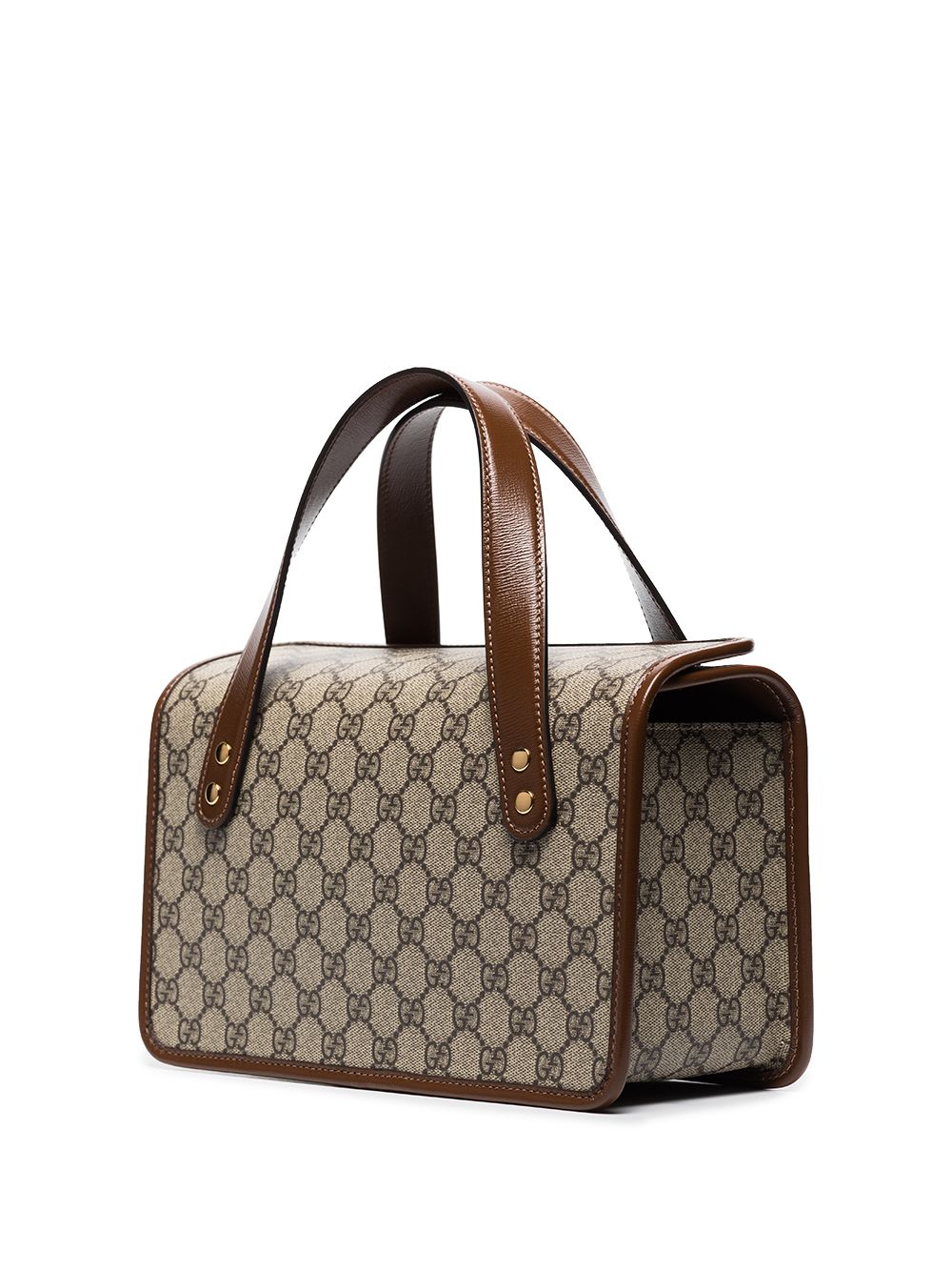 фото Gucci сумка тоут с узором gg supreme и пряжкой horsebit