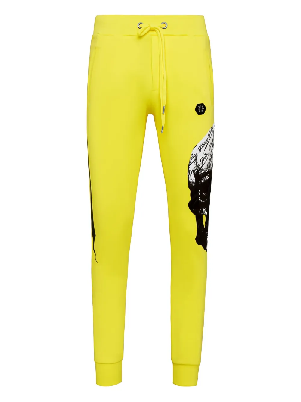 Philipp Plein allover skull jogging Pants | Yellow | Image 1