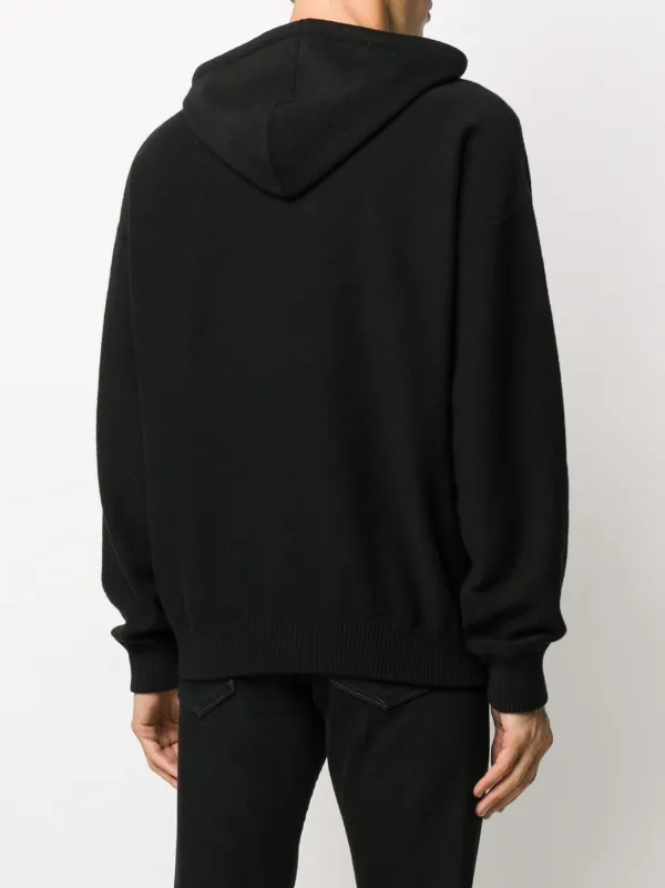 cashmere moletom com capuz black