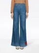 Gucci logo-patch flared denim jeans
