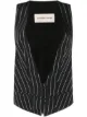 Image 1 of Alexandre Vauthier pinstripe tailored waistcoat