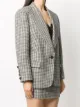 Alexandre Vauthier Blazer met pied-de-poule print