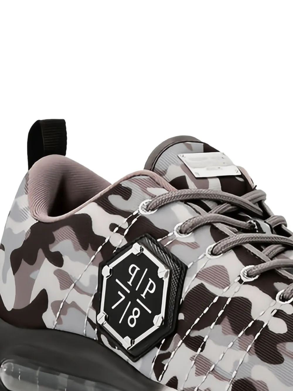 Philipp Plein camouflage runner snakers - Grijs