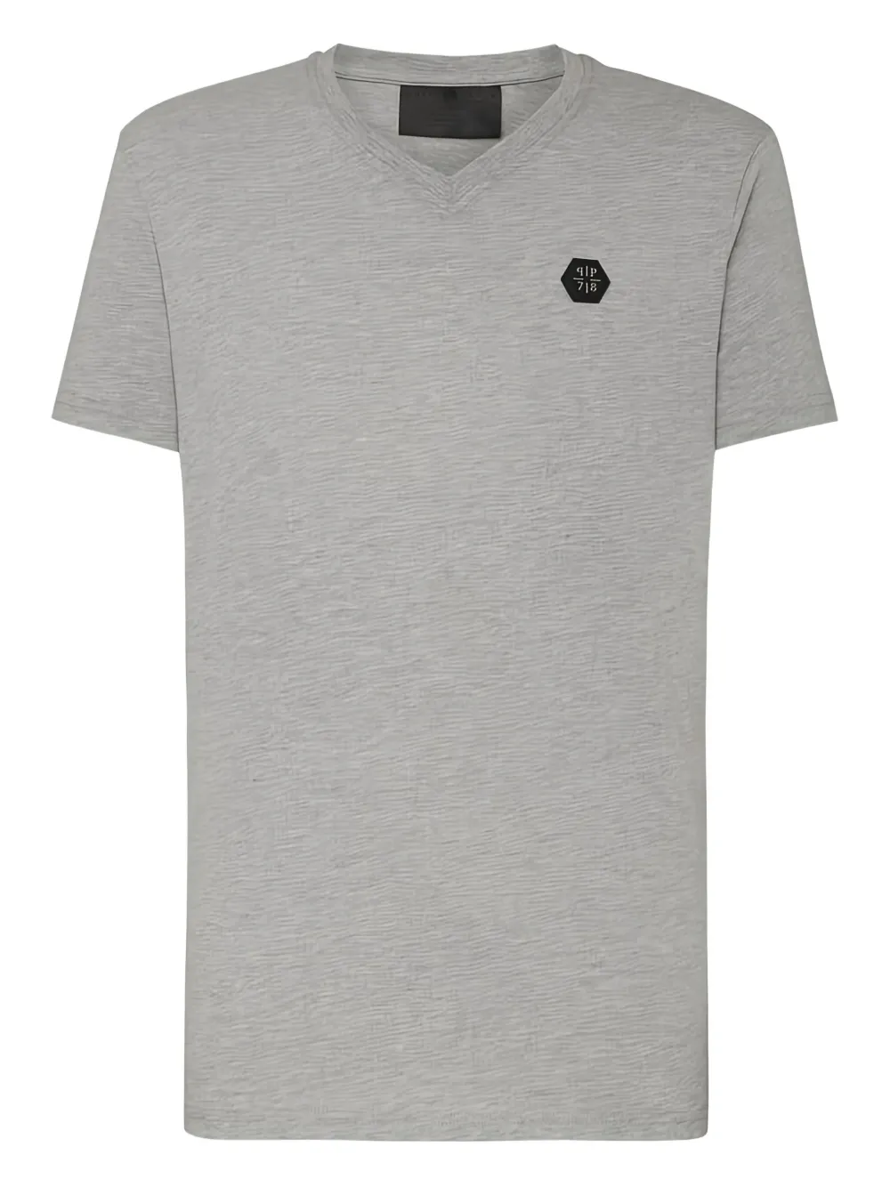 Philipp Plein V-neck skull T-shirt | Grey | Image 1