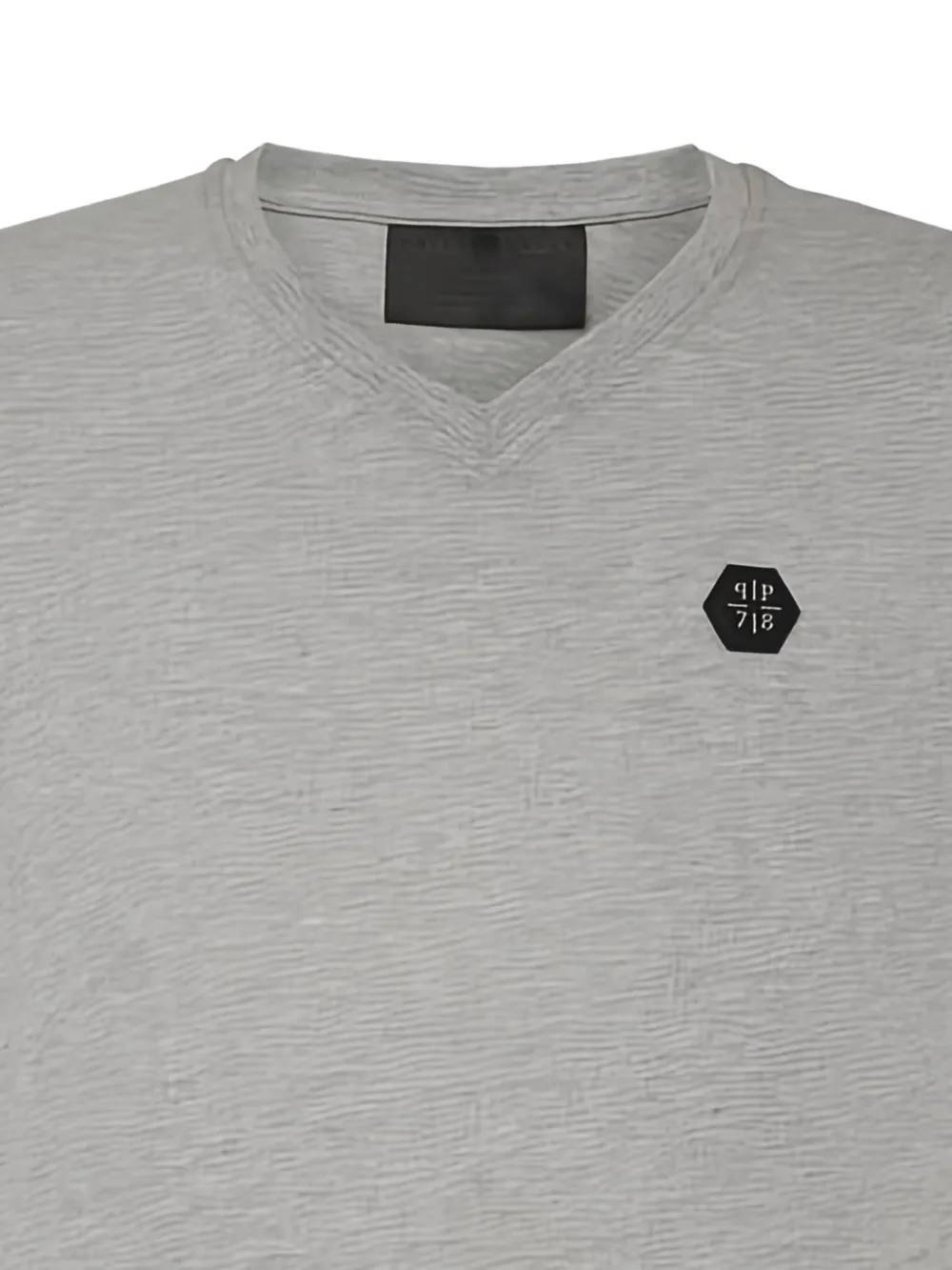 Philipp Plein V-neck skull T-shirt - Grijs