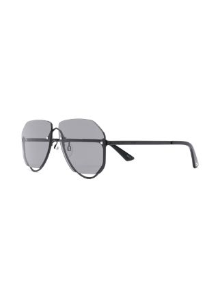 0257S00163 geometric-frame sunglasses展示图