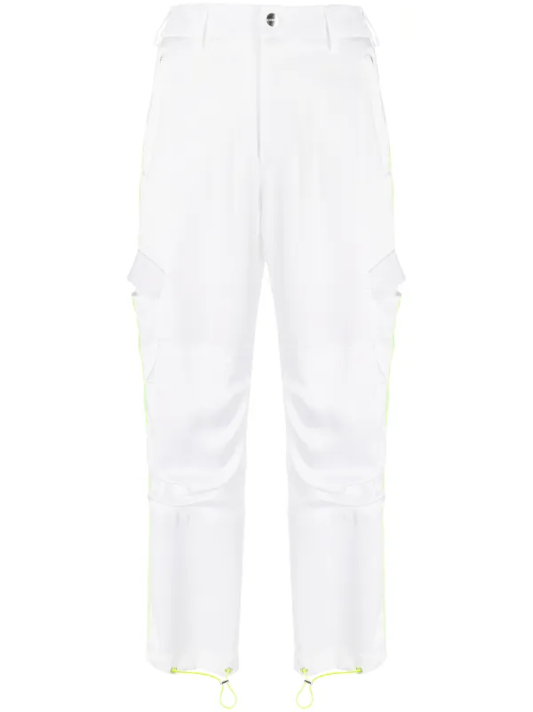high rise cargo pants
