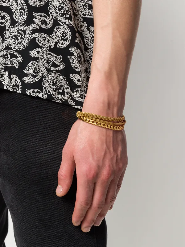triple chain bracelet