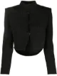 Image 1 of Saint Laurent Officer tailcoat-style cropped jacket