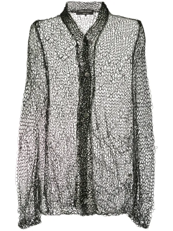 comme des garcons black cardigan