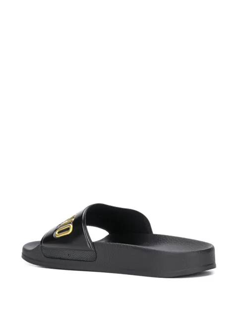 moschino women's pool slides