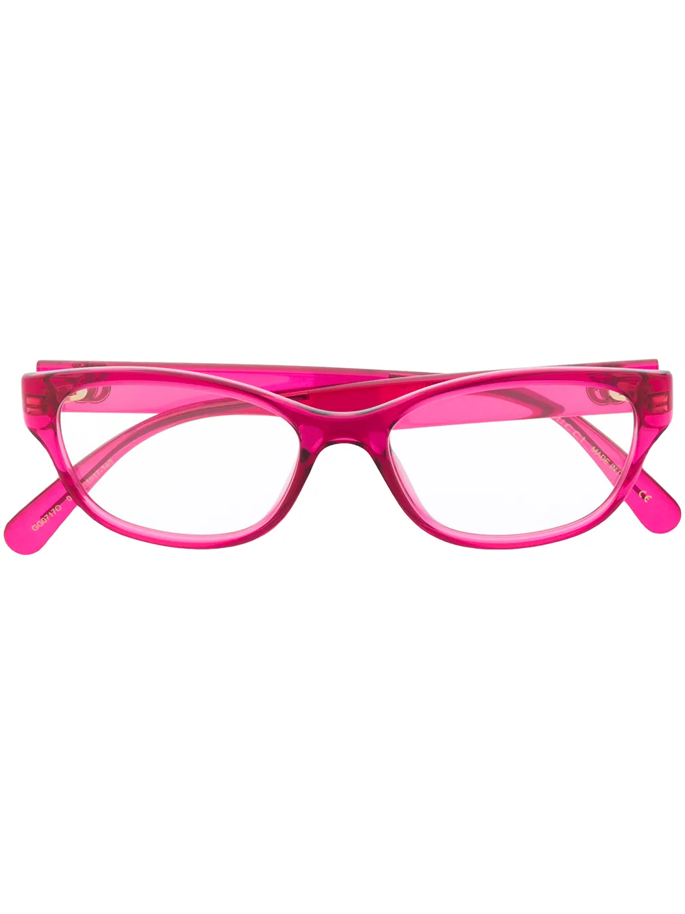 Gucci Eyewear Bril met vierkant montuur Roze