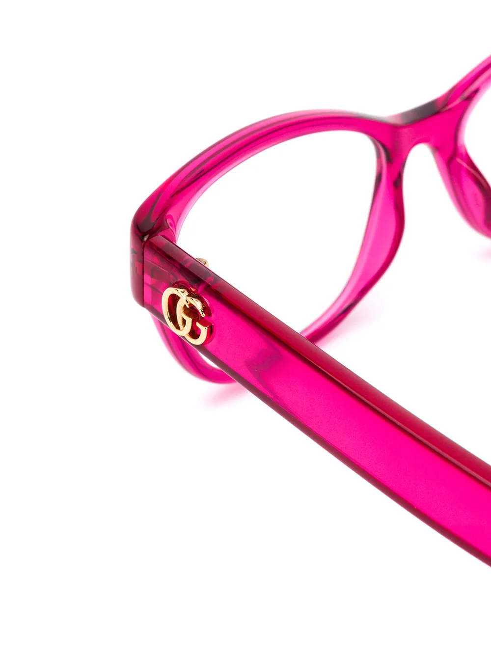 Gucci Eyewear Bril met vierkant montuur Roze