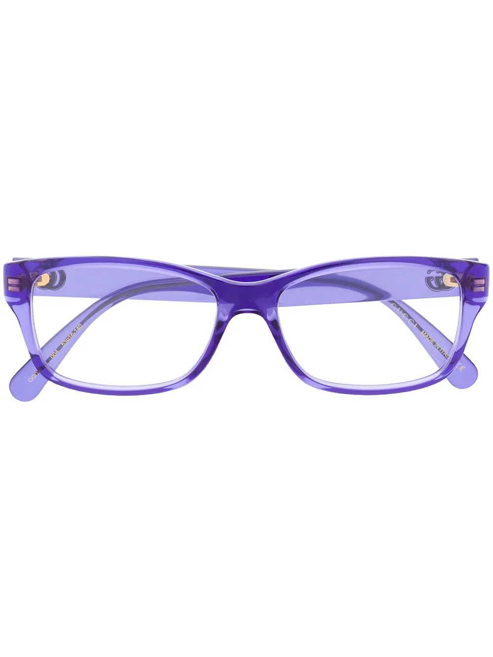 Gucci Eyewear lunettes de vue à monture rectangulaire | violet | Image 1
