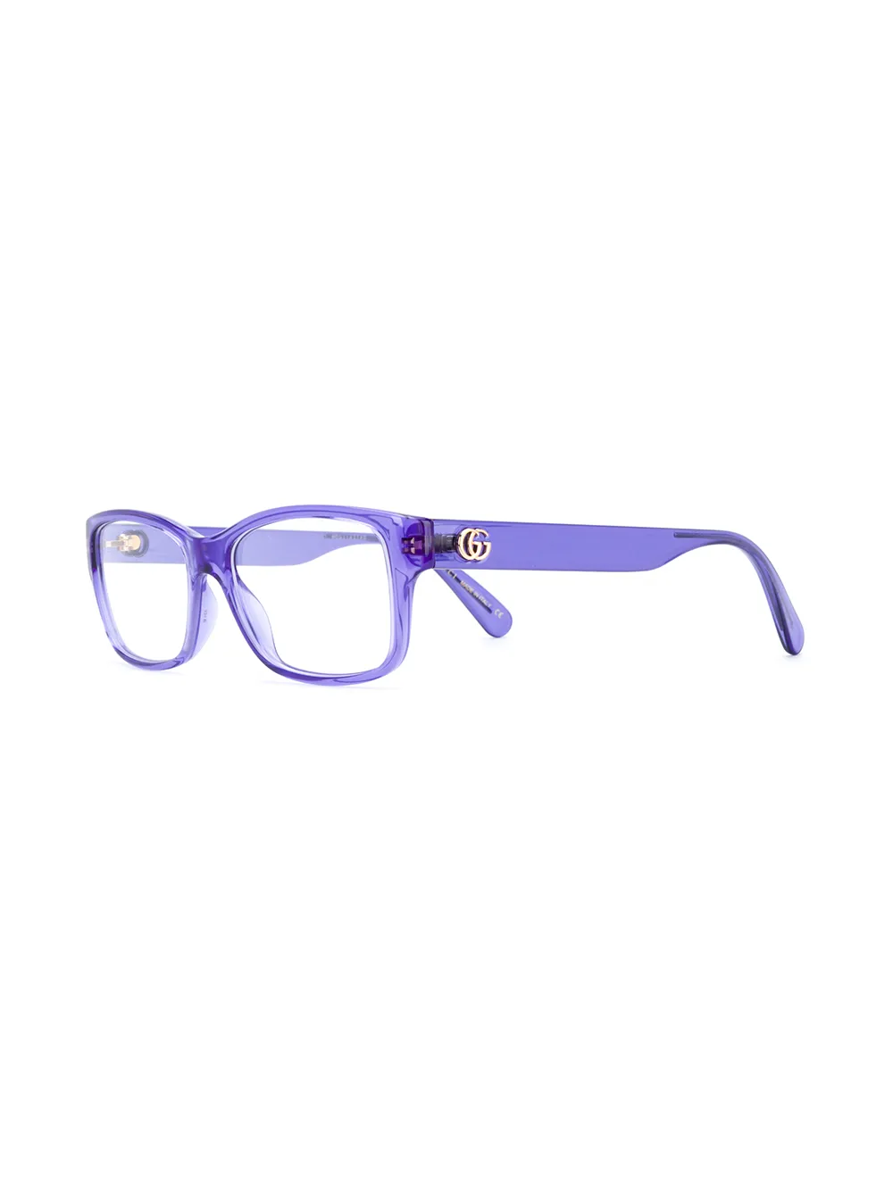 Gucci Eyewear Bril met rechthoekig montuur - Paars