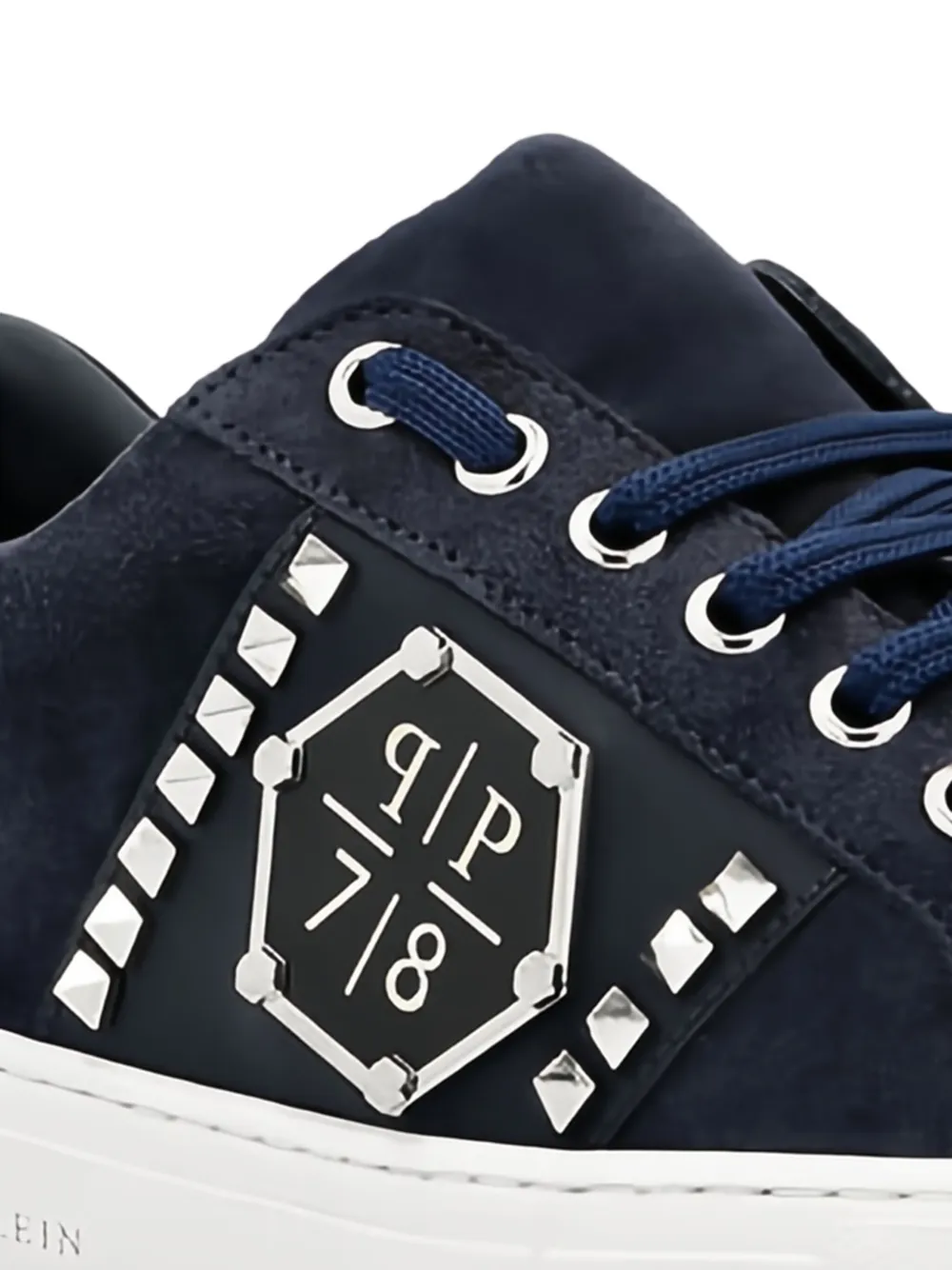Philipp Plein Low-top sneakers met studs Blauw