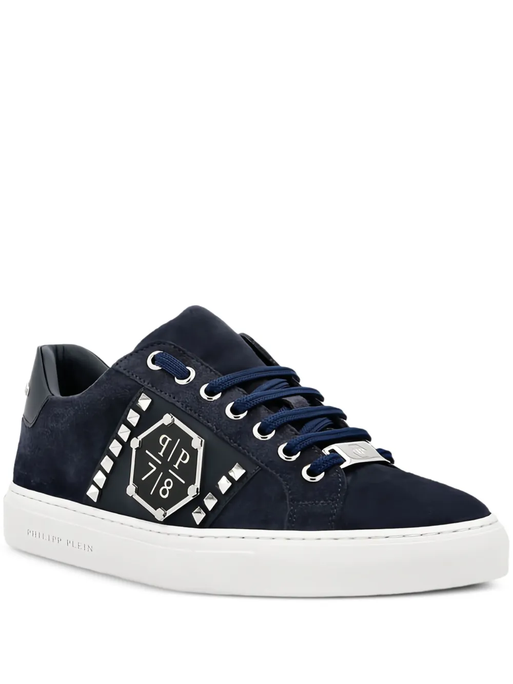 Philipp Plein Low-top sneakers met studs Blauw