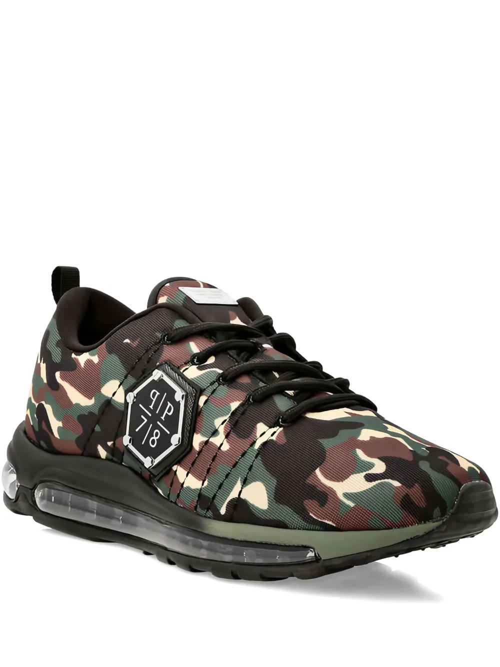 Philipp Plein Runner sneakers met logo Zwart