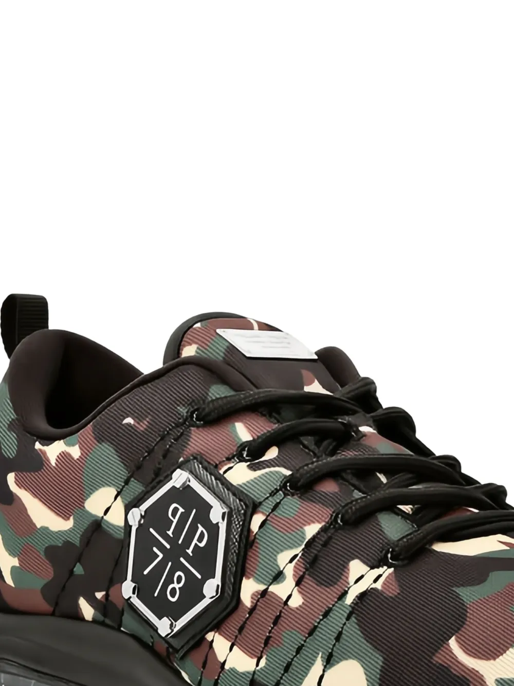 Philipp Plein Runner sneakers met logo Zwart