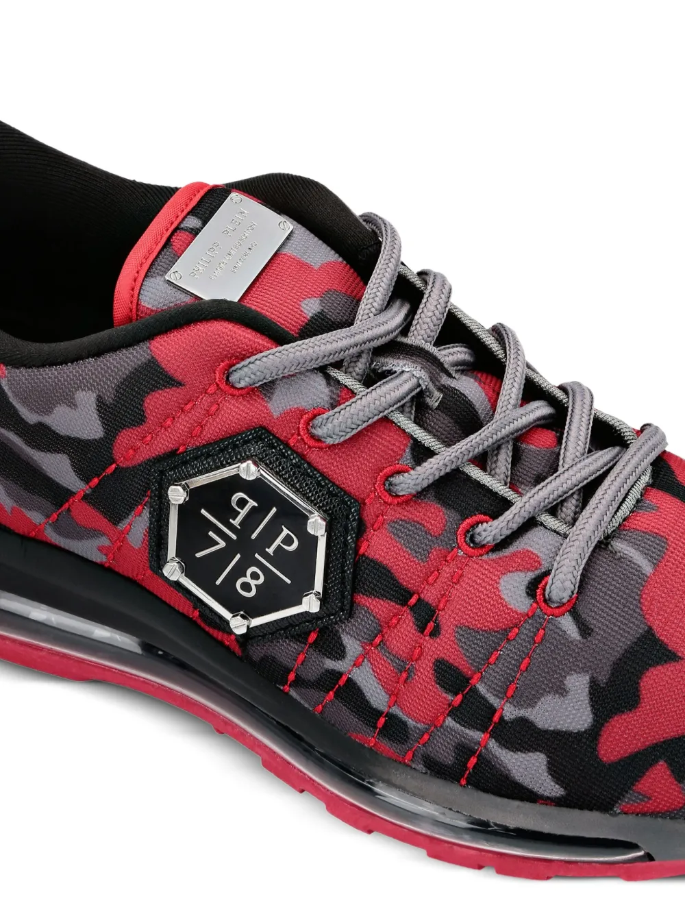 Philipp Plein Camouflage Runner sneakers Rood