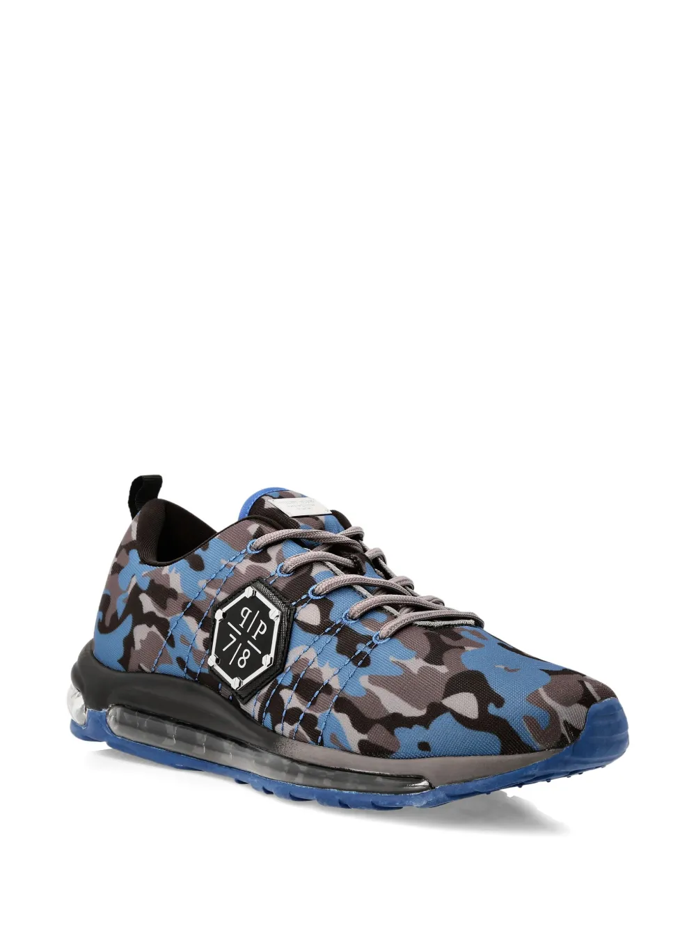 Philipp Plein Camouflage Runner sneakers Blauw
