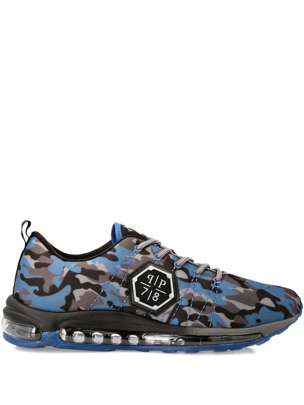 Philipp Plein Camouflage Runner sneakers Blauw