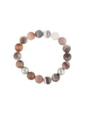 Nialaya Jewelry beaded stones bracelet - Neutrals