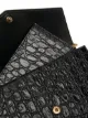 Saint Laurent Uptown crocodile-effect chain wallet