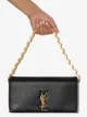 Saint Laurent black Kate 99 baguette leather shoulder bag