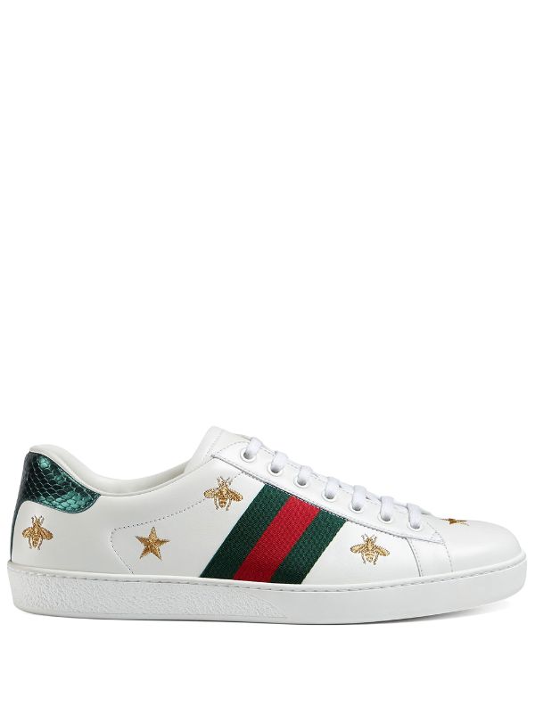 gucci shoes ace embroidered