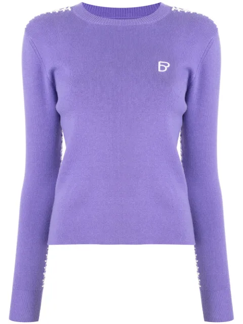 BAPY BY *A BATHING APE® long sleeve ribbed knit sweater