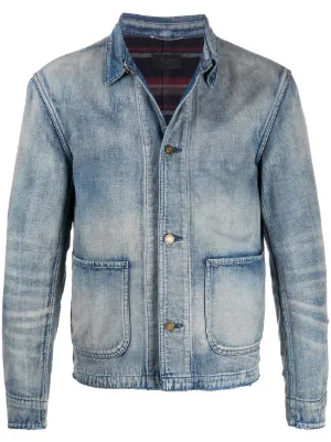 mens black denim jacket australia