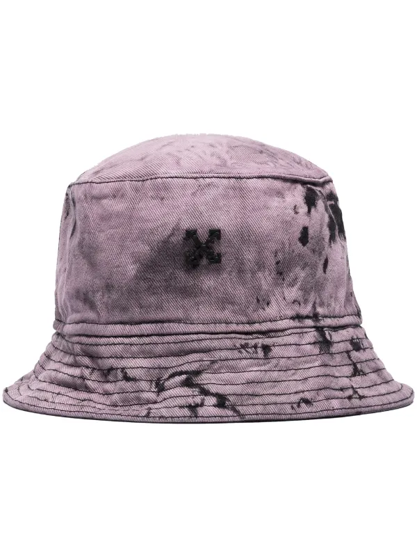 white denim bucket hat