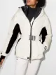 Image 2 of Moncler Grenoble Frachey belted zip-up ski jacket