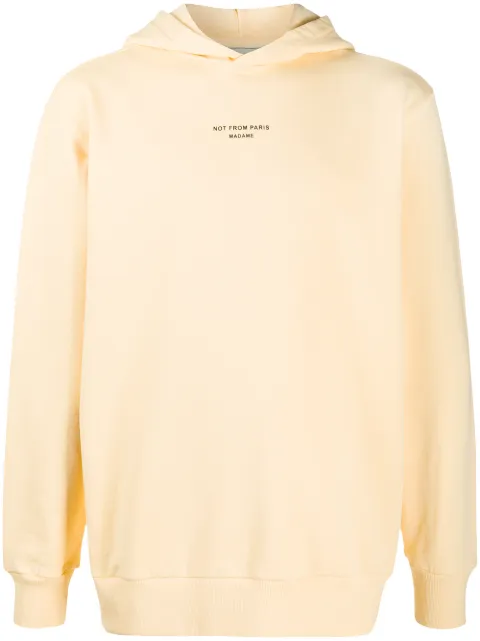 Drôle De Monsieur logo stamp hoodie