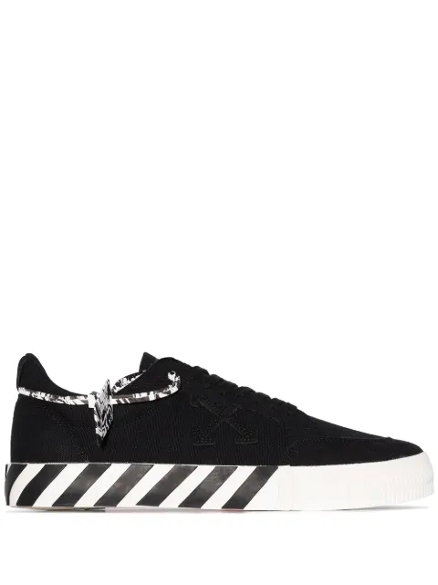 Off-White Tênis cano baixo Vulcanized de camurça