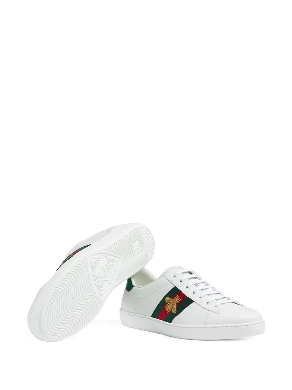 Shop Gucci Ace low-top sneakers with Delivery FARFETCH