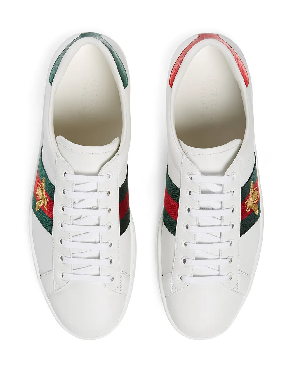 Gucci Ace Sneaker With Bees And Stars - Farfetch