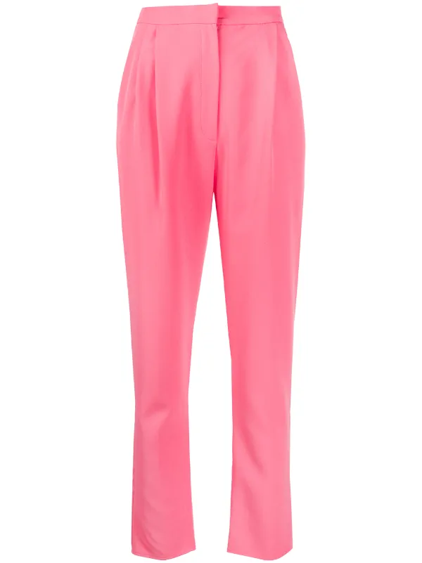 high waisted tailored trousers