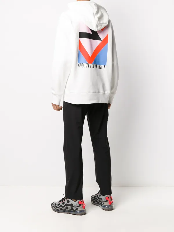 Shop Y-3 rear logo hoodie with Express 