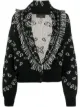 Image 1 of Alanui Bandana intarsia-knit cardigan