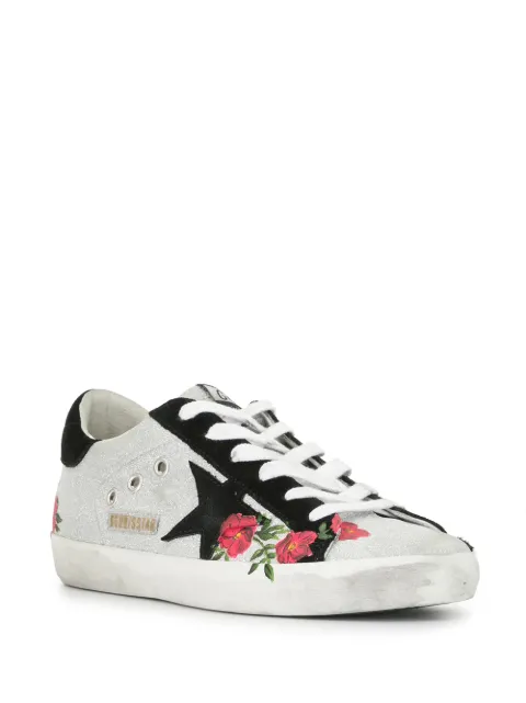 golden goose beaded sneakers