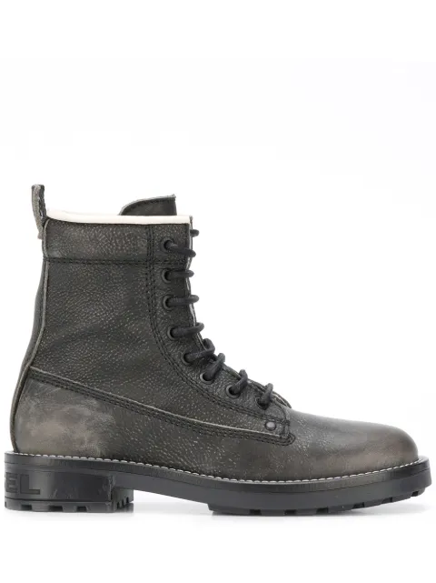 diesel lace up boots