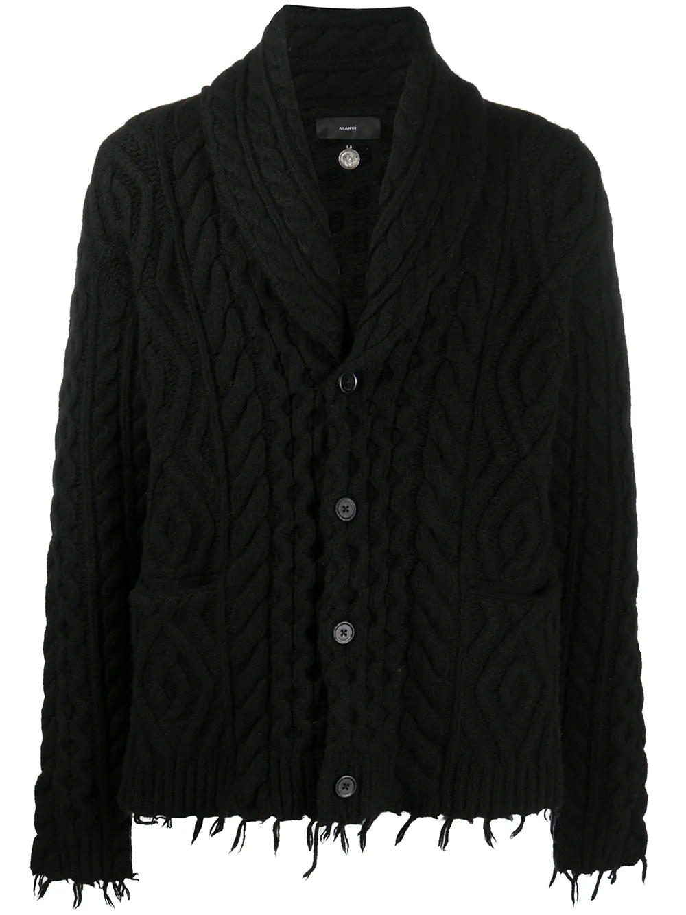 Alanui кардиган New Fisherman с необработанными краями