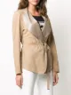 Suprema shawl lapels belted jacket